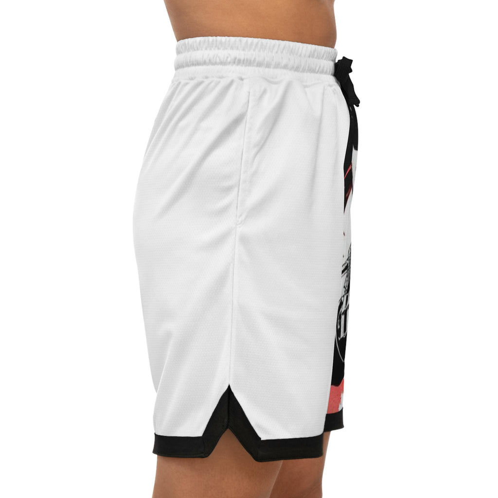 Samurai Warrior Graphic Basketball Shorts | AOP Printed Athletic Shorts