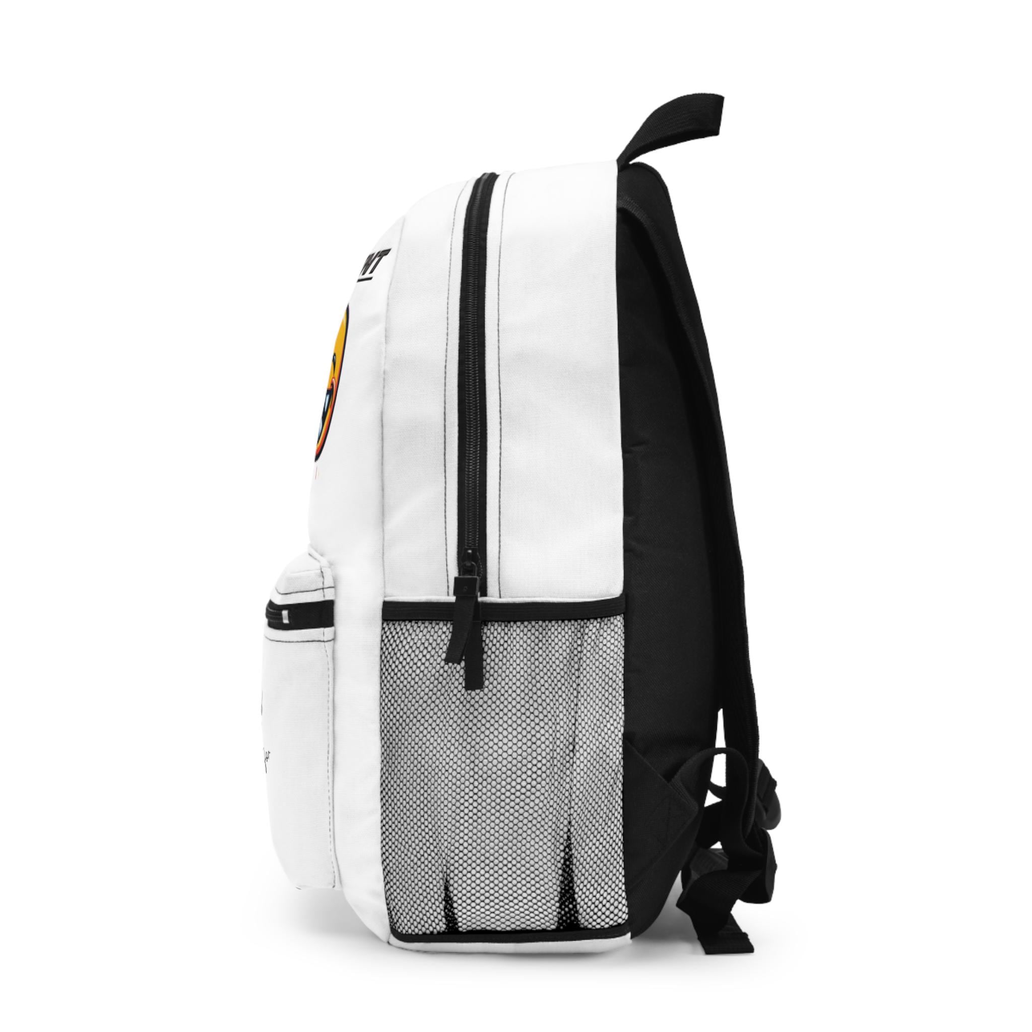 Honor Student design Backpack | humorous emoji, school notes print